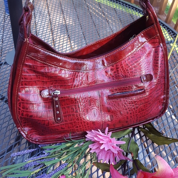 Red MC medium size woven purse - Picture 3 of 8